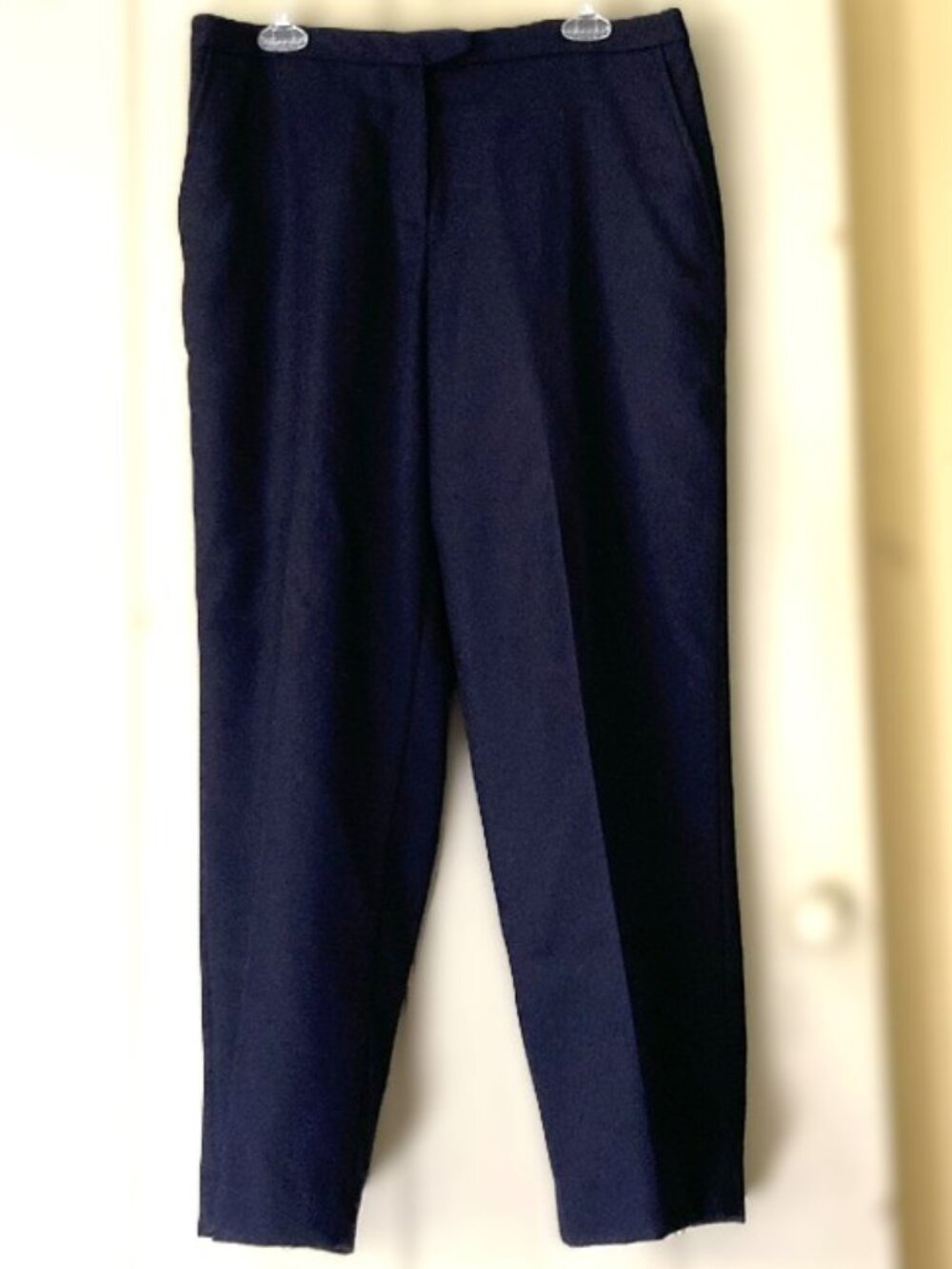NWOT 100% Wool Pants • Lined • 16P • Navy Blue